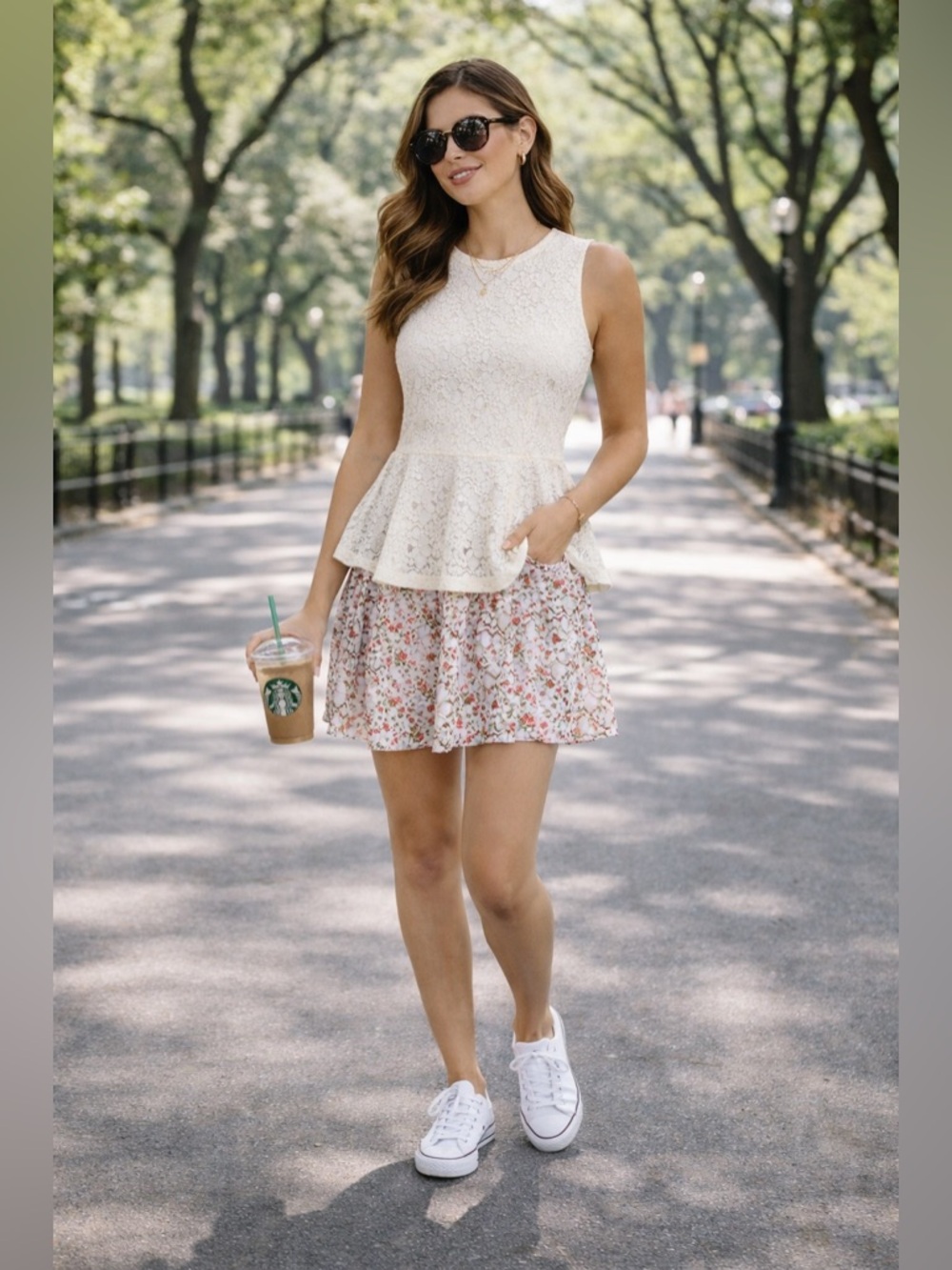 Rebecca Taylor Ivory Sleeveless Lace Shell Top ~ Size 8 - Picture 7 of 11